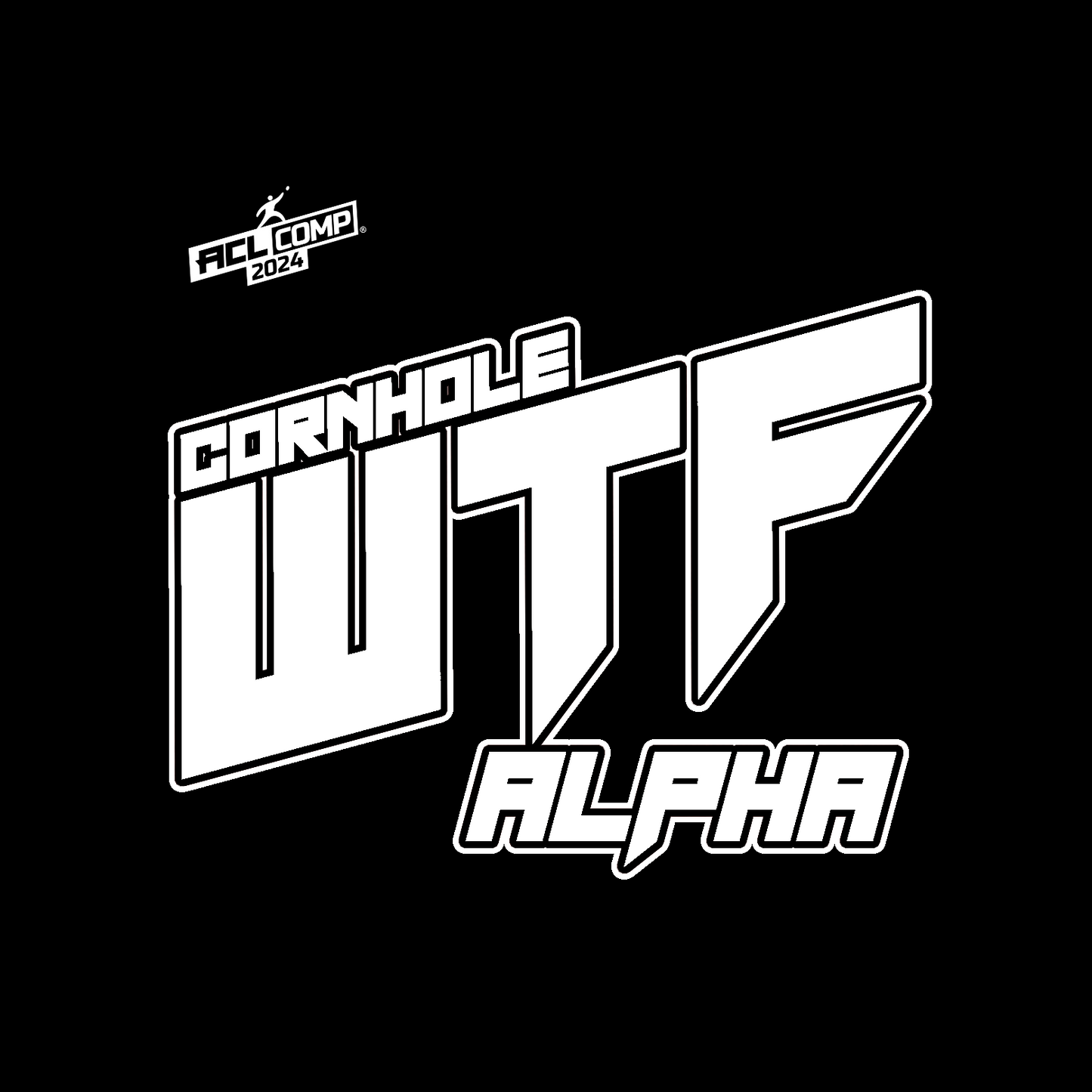 WTF Alpha - ACL Comp Stamped Cornhole Bags - Set of 4 bags