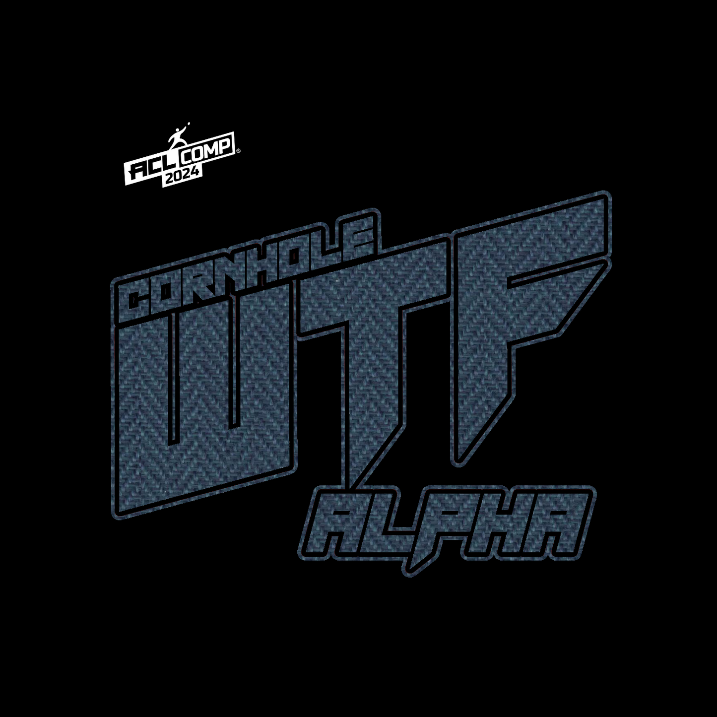 WTF Alpha - ACL Comp Stamped Cornhole Bags - Set of 4 bags