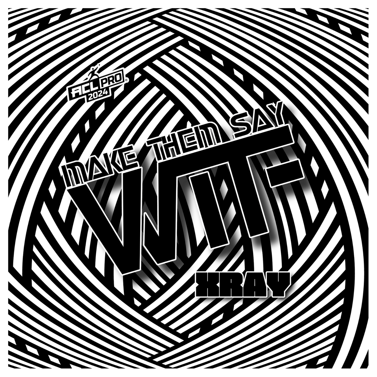 WTF X-RAY - ACL Pro Stamped Cornhole Bags - Set of 4 bags