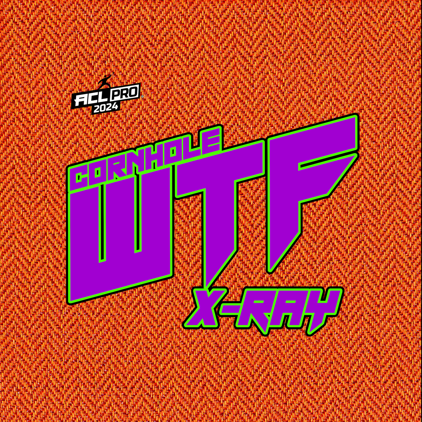 WTF X-RAY - ACL Pro Stamped Cornhole Bags - Set of 4 bags