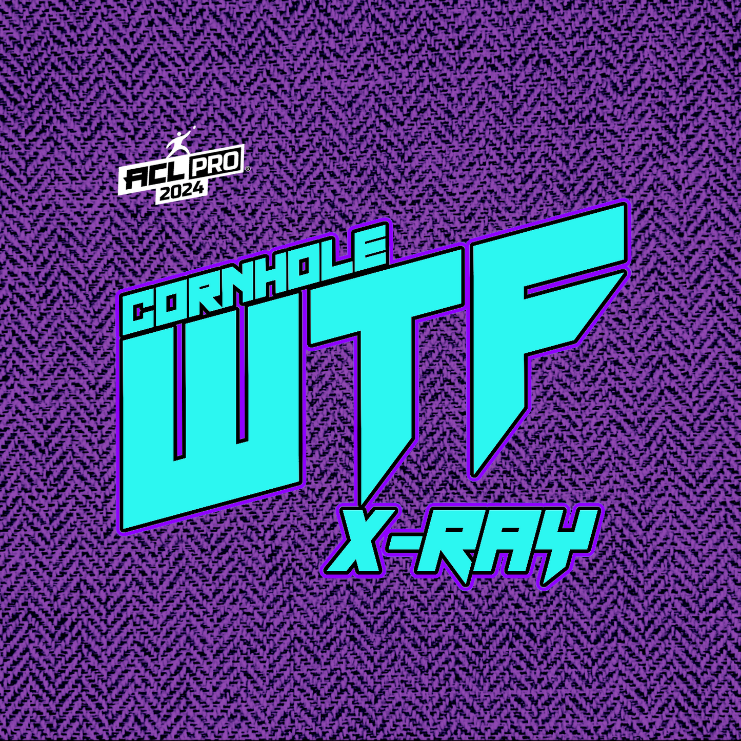 WTF X-RAY - ACL Pro Stamped Cornhole Bags - Set of 4 bags
