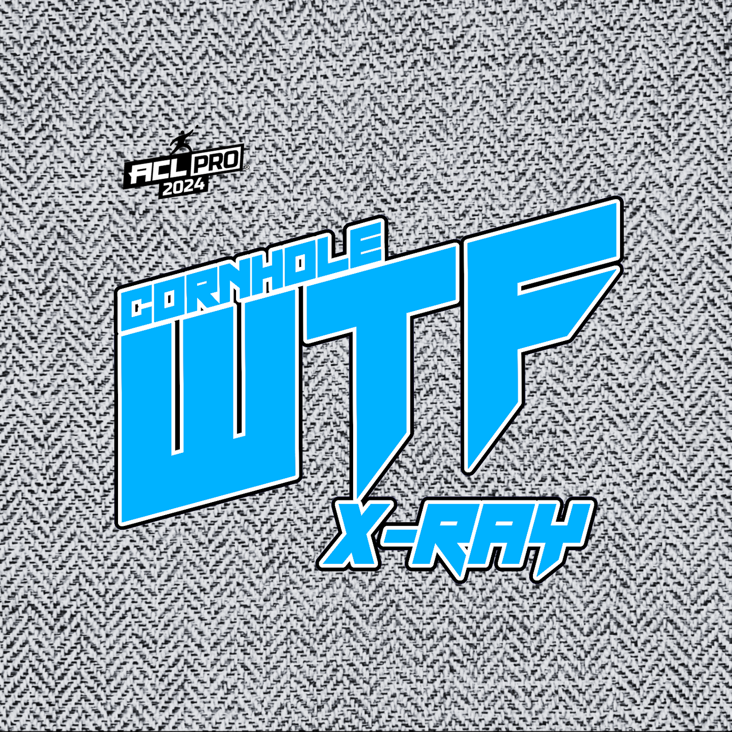 WTF X-RAY - ACL Pro Stamped Cornhole Bags - Set of 4 bags