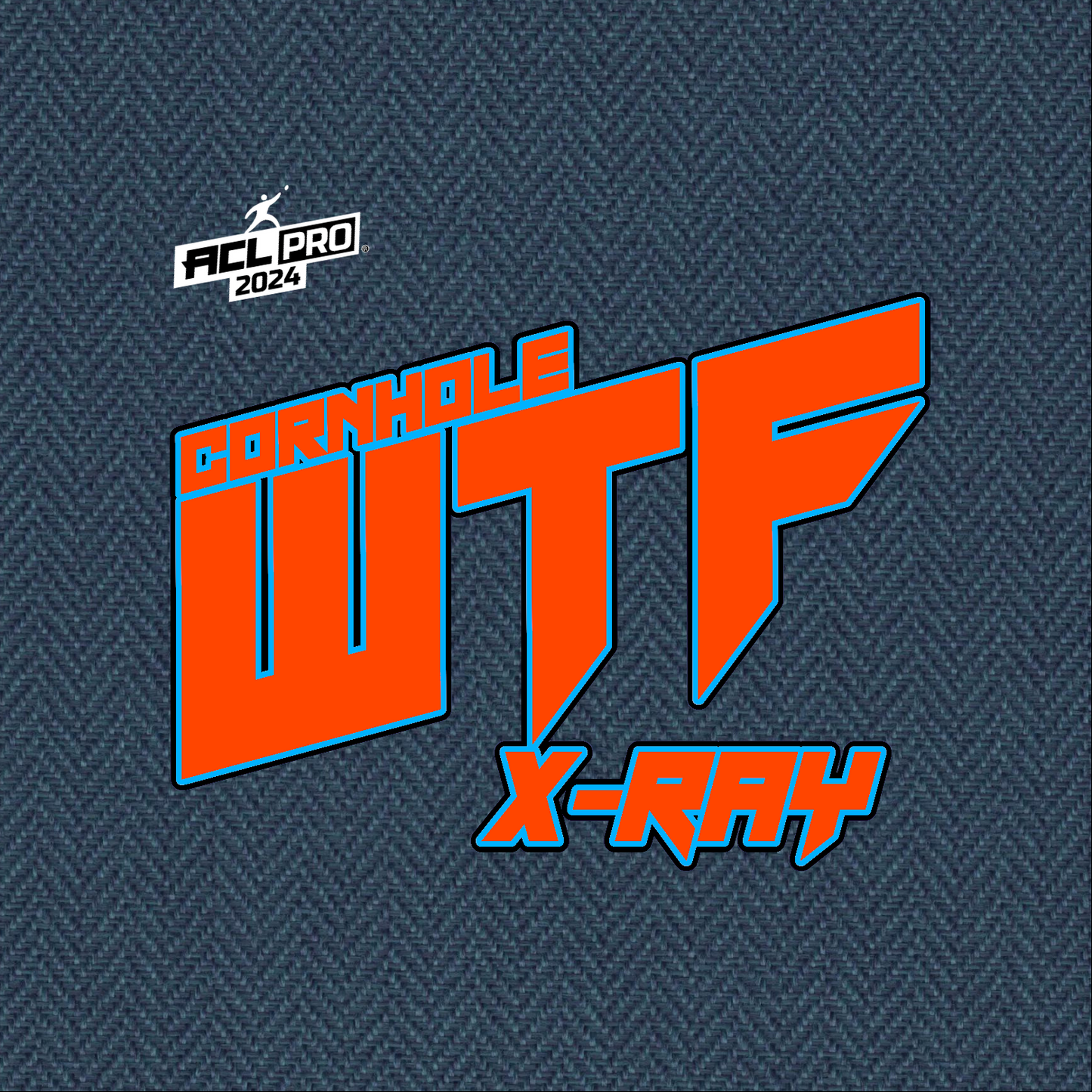 WTF X-RAY - ACL Pro Stamped Cornhole Bags - Set of 4 bags