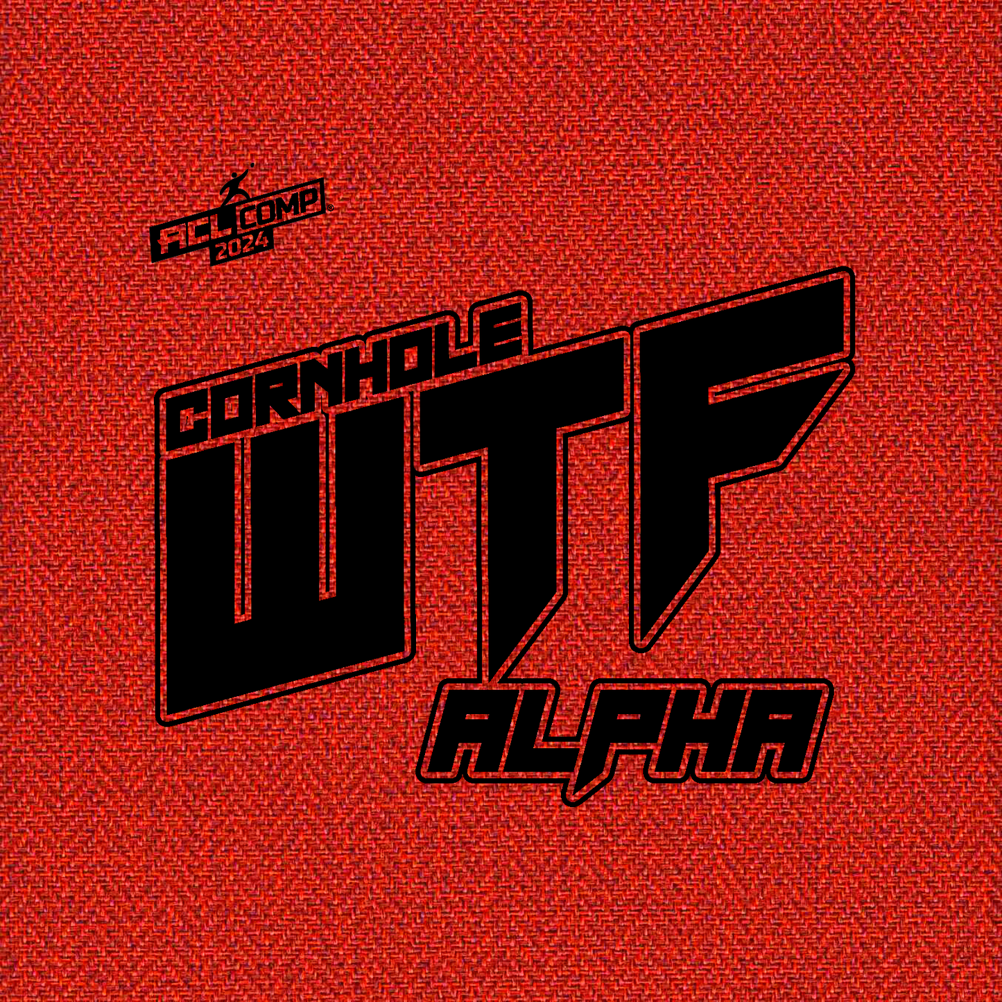WTF Alpha - ACL Comp Stamped Cornhole Bags - Set of 4 bags