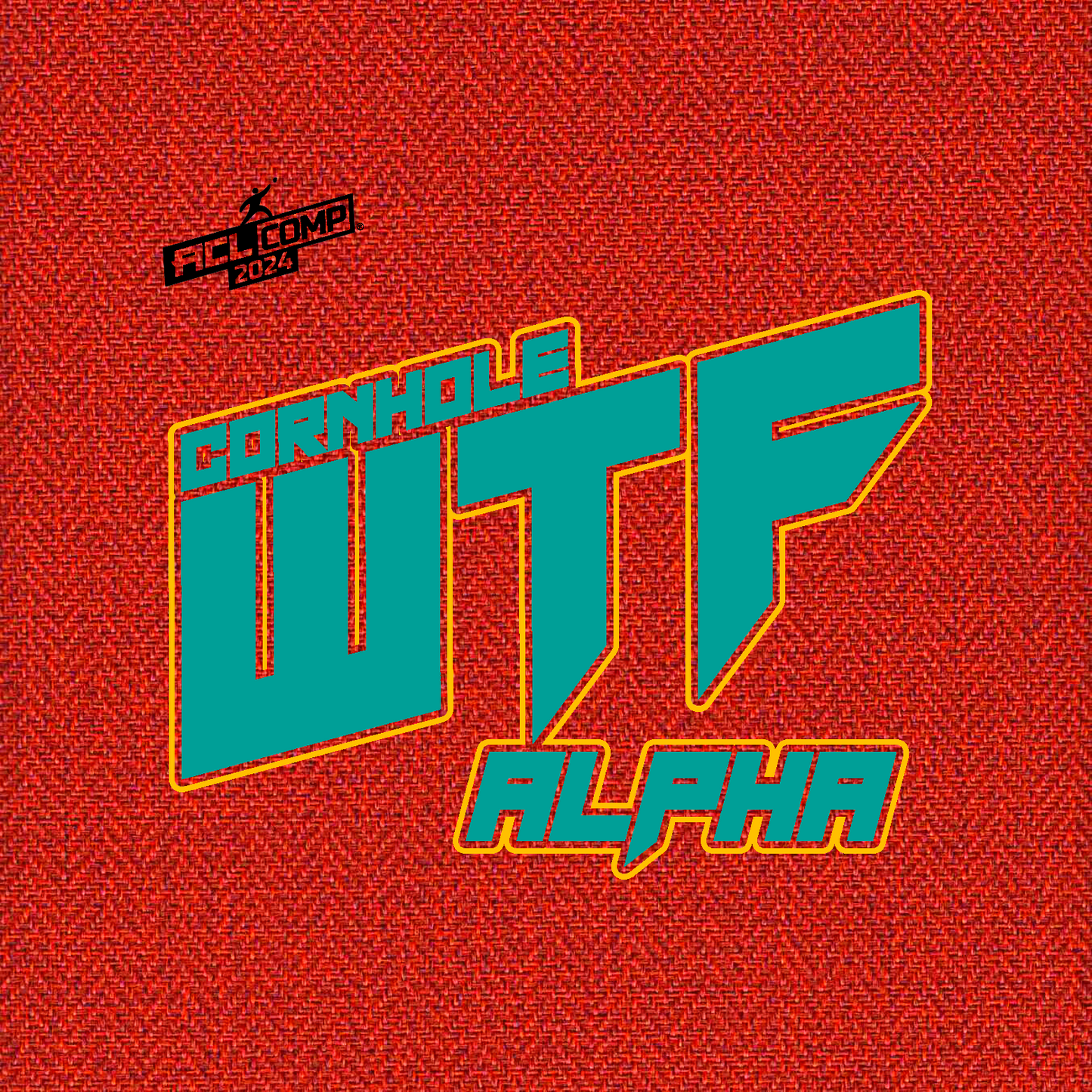 WTF Alpha - ACL Comp Stamped Cornhole Bags - Set of 4 bags