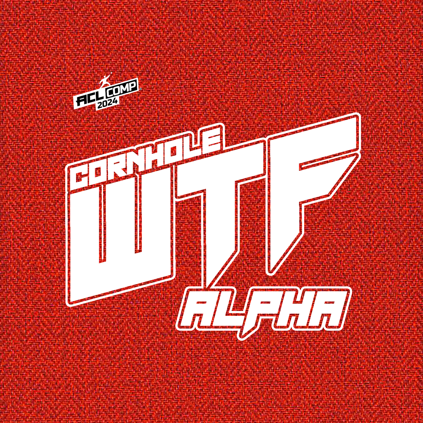 WTF Alpha - ACL Comp Stamped Cornhole Bags - Set of 4 bags
