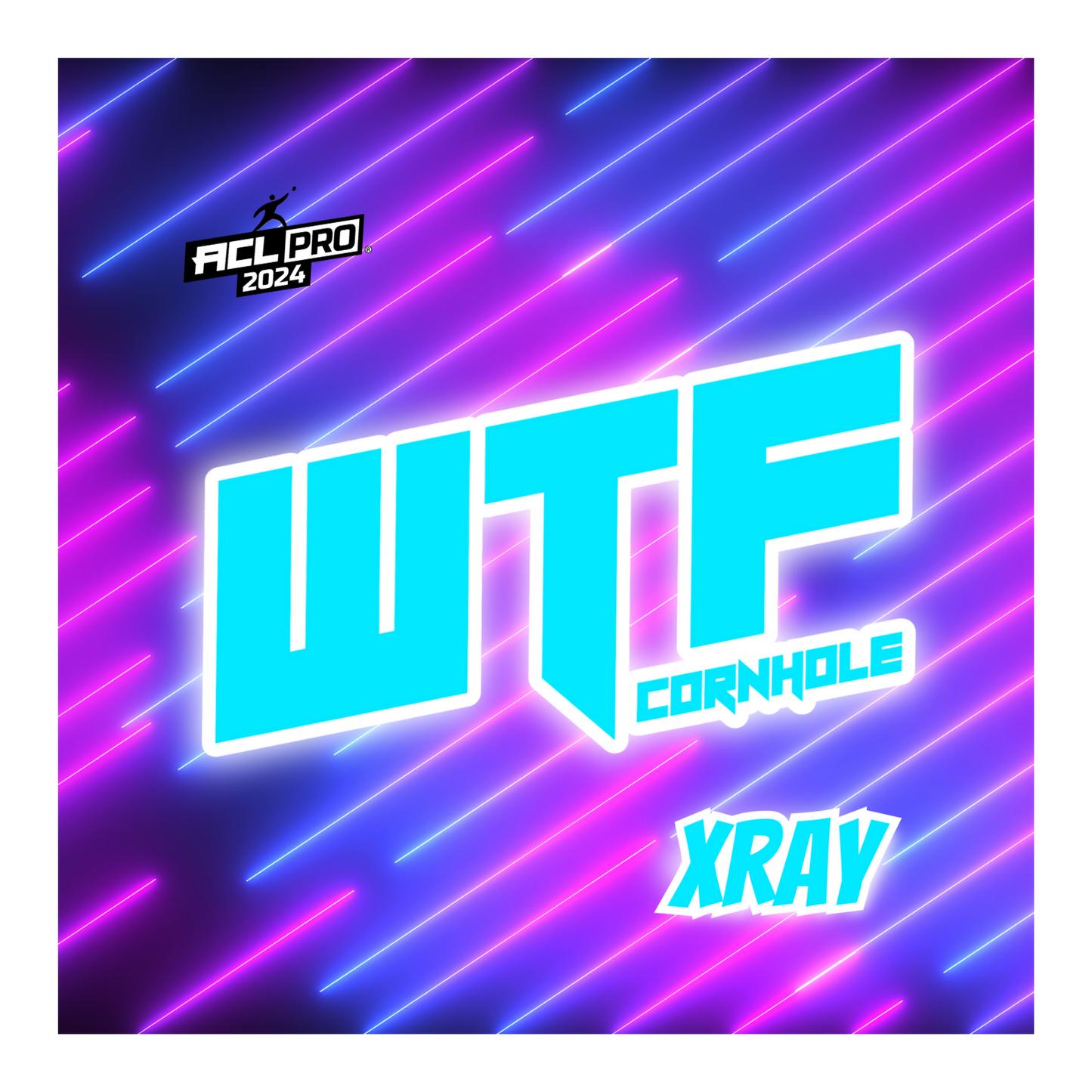 WTF X-RAY - ACL Pro Stamped Cornhole Bags - Set of 4 bags