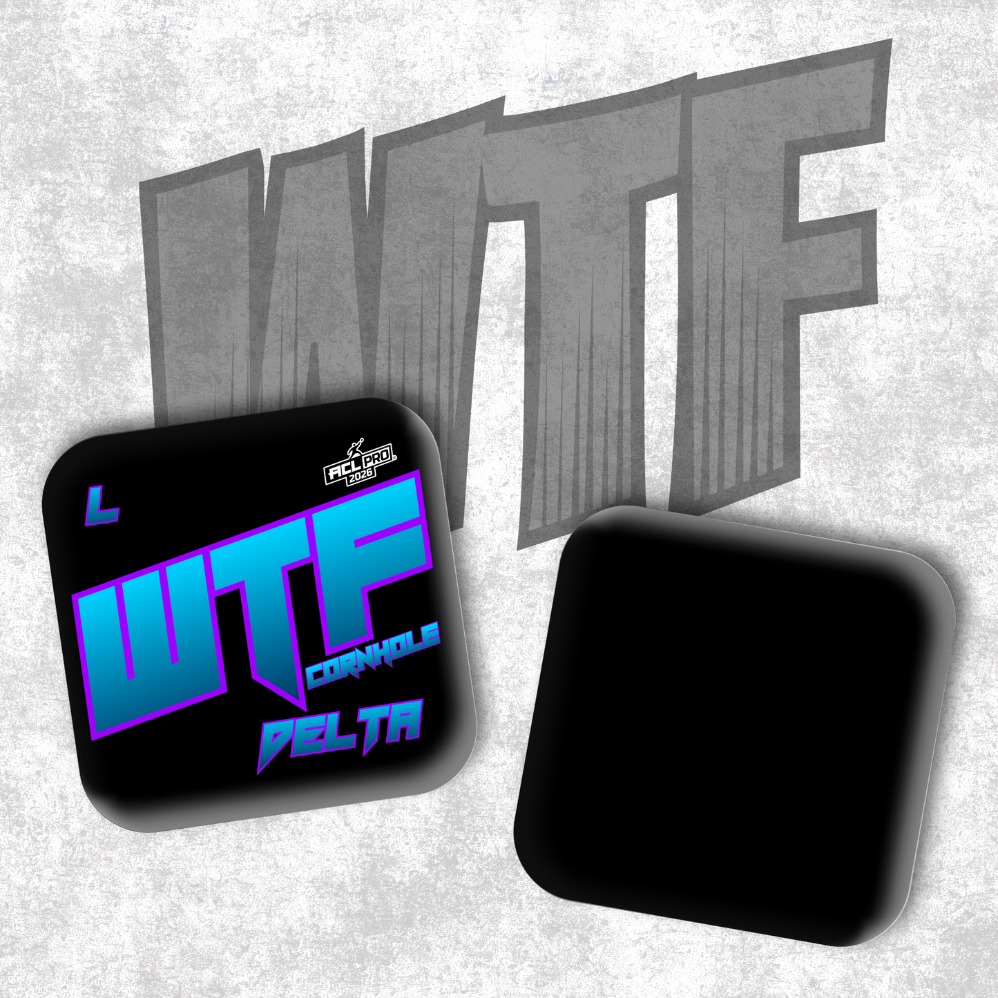 2026 WTF Delta OG Logo - ACL Pro Stamped Cornhole Bags - Set of 4 bags