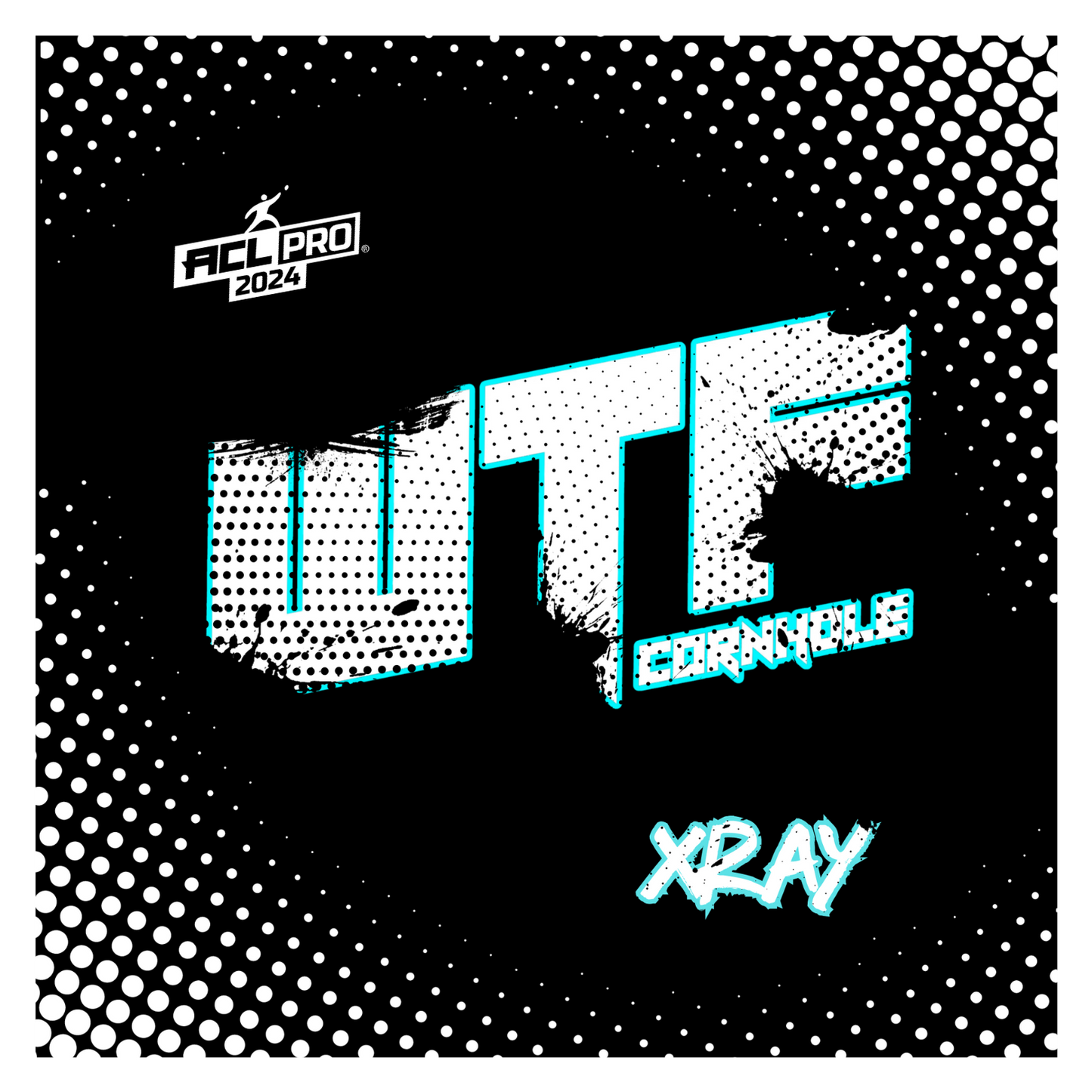 WTF X-RAY - ACL Pro Stamped Cornhole Bags - Set of 4 bags