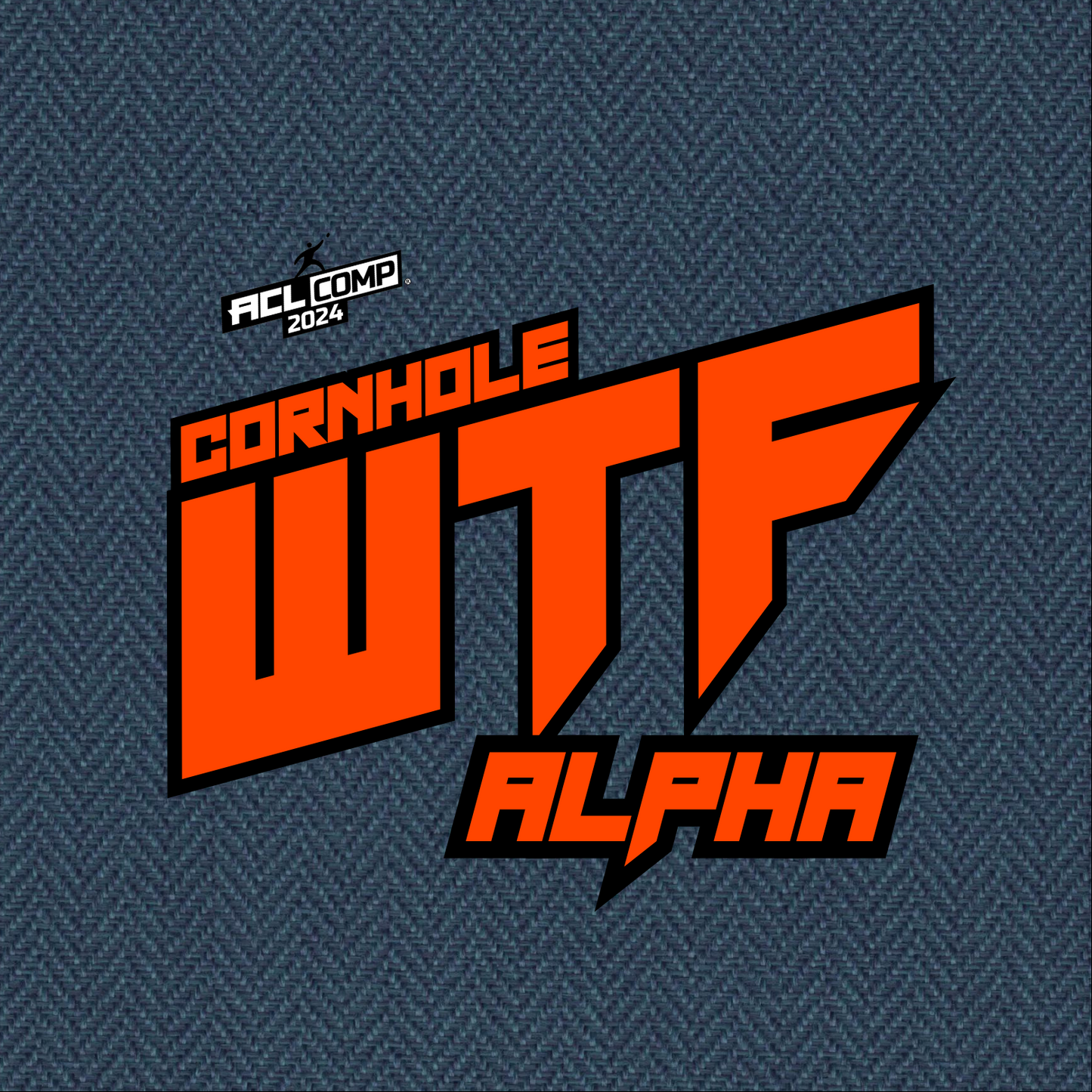 WTF Alpha - ACL Comp Stamped Cornhole Bags - Set of 4 bags