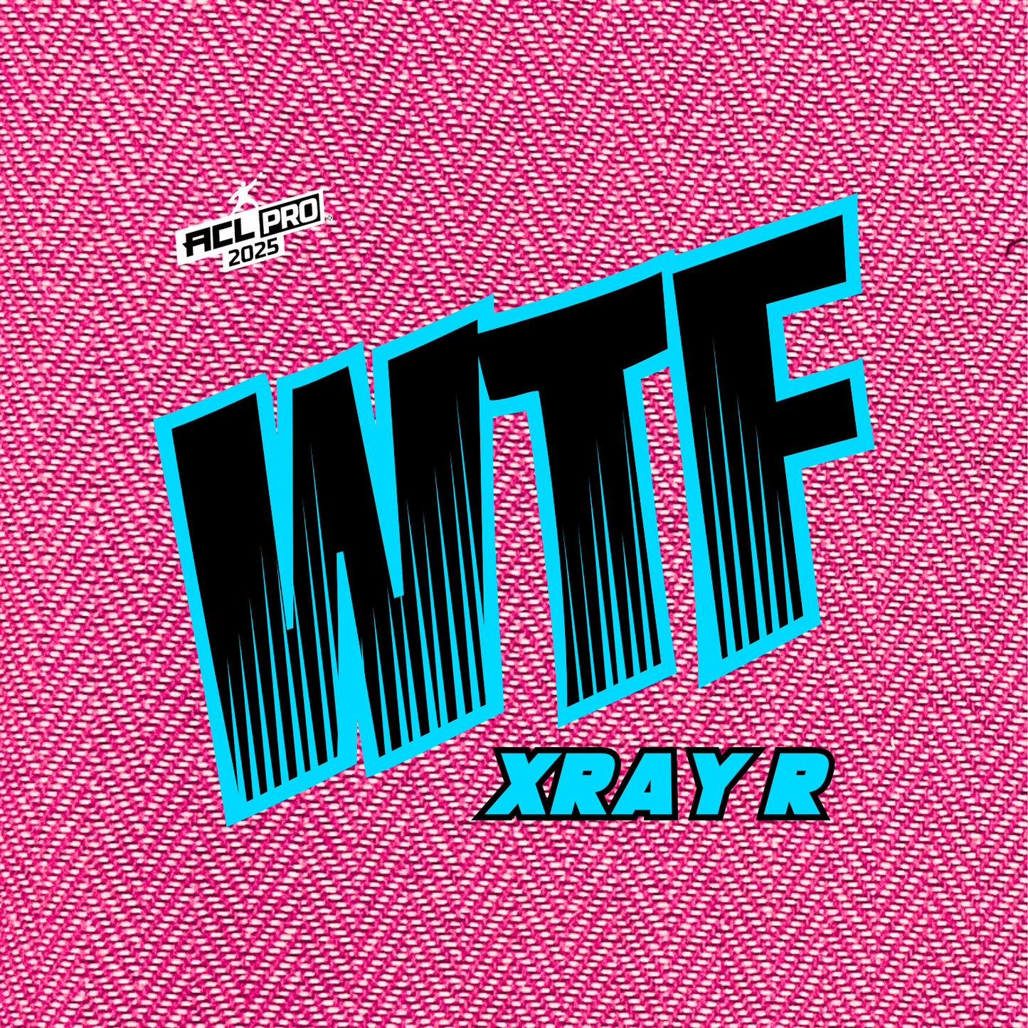 2025 WTF X-RAY Pink carpet - ACL Pro Stamped Cornhole Bags - Set of 4 bags