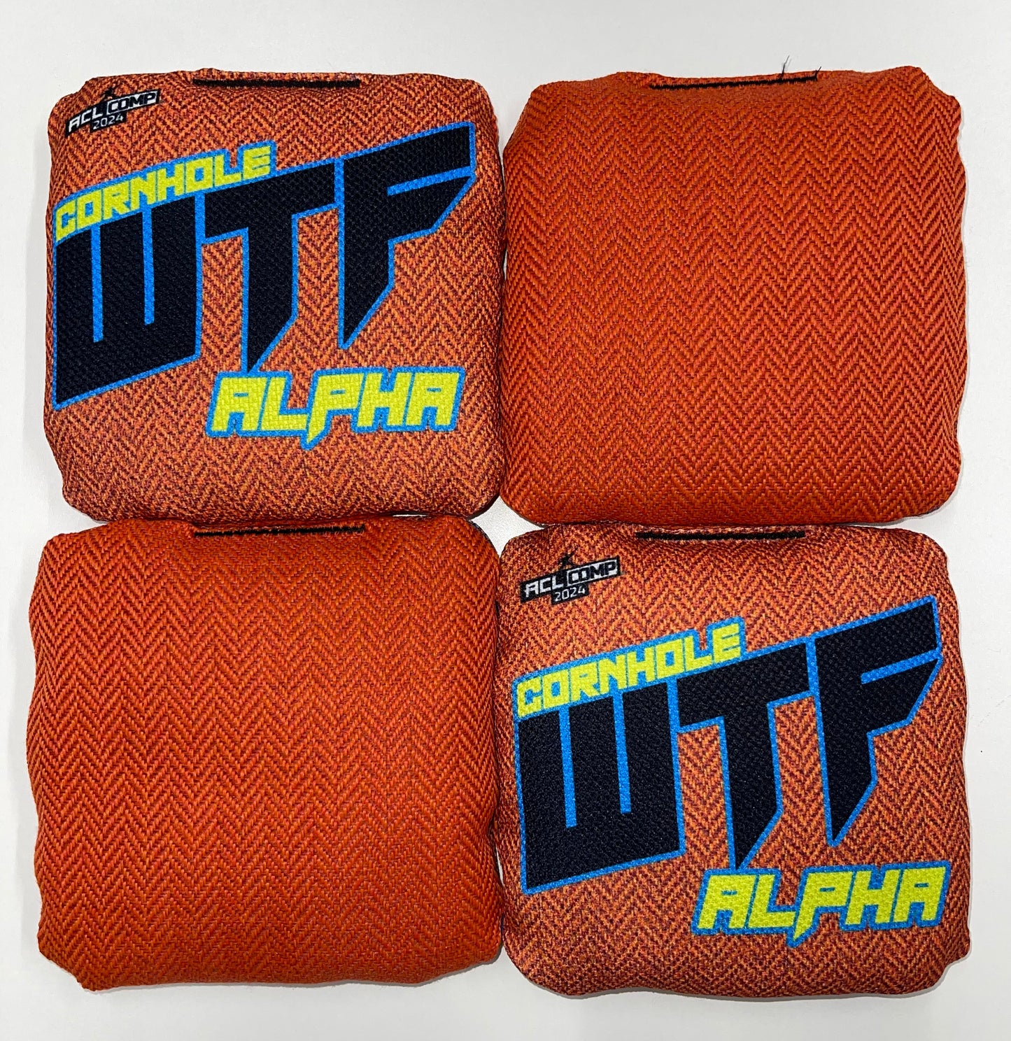 WTF Alpha - ACL Comp Stamped Cornhole Bags - Set of 4 bags