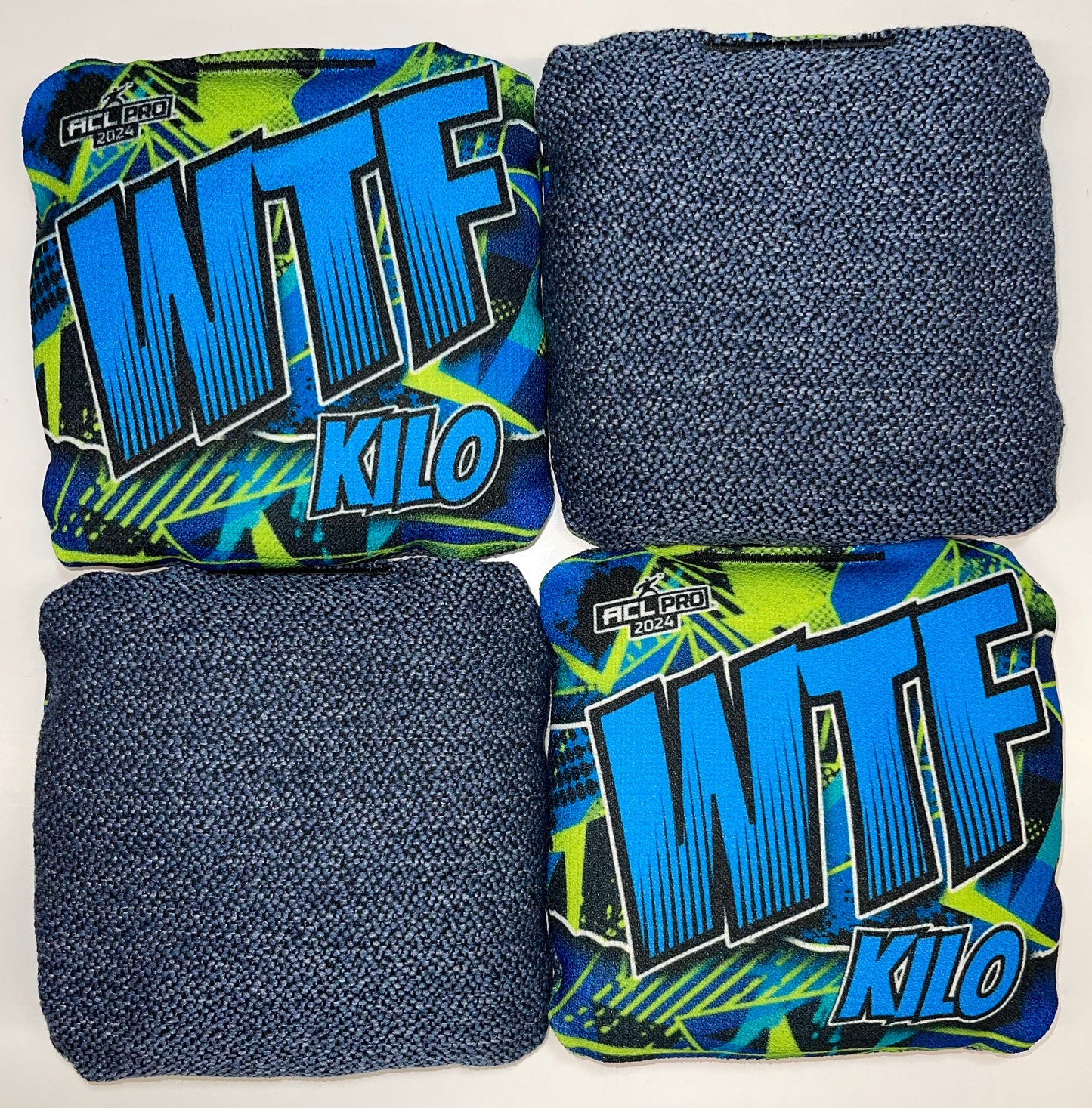 WTF Kilo - ACL Pro Stamped Cornhole Bags - Set of 4 bags