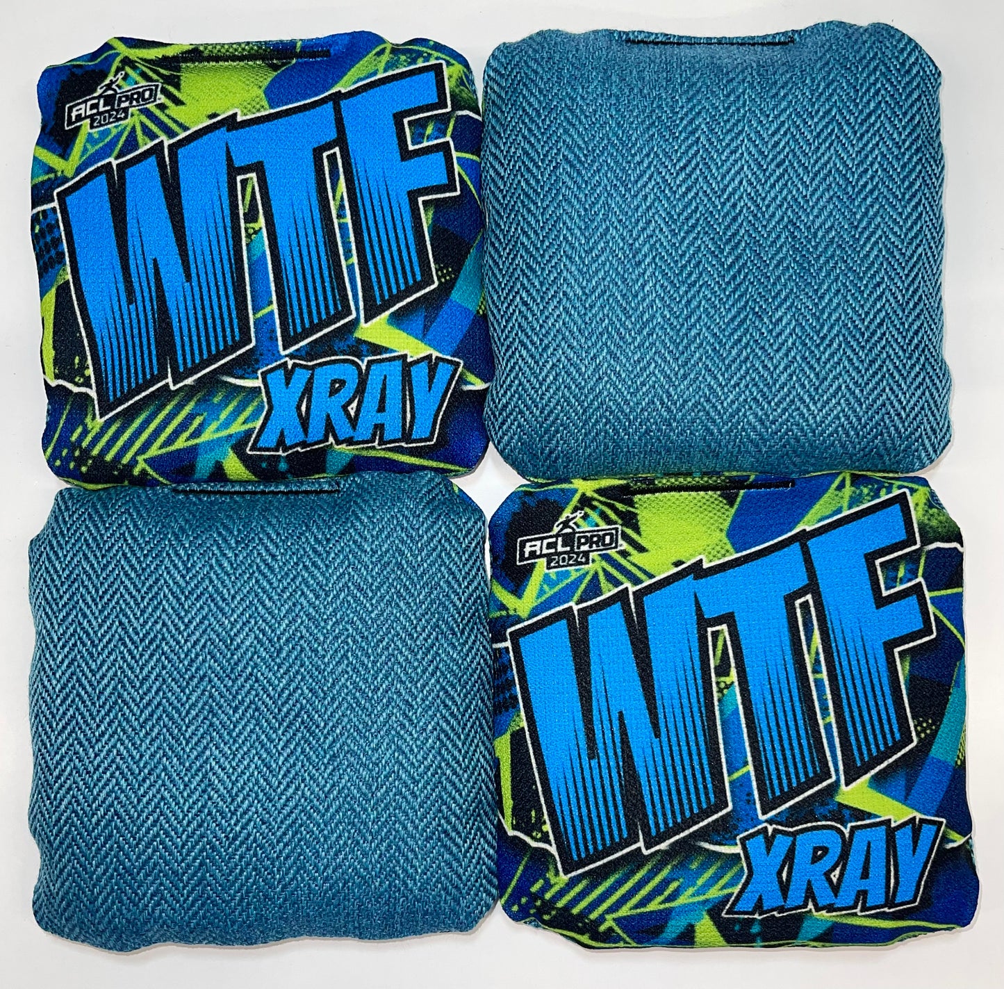 WTF X-RAY - ACL Pro Stamped Cornhole Bags - Set of 4 bags
