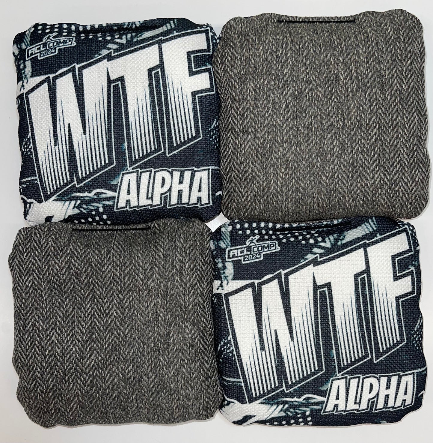 WTF Alpha - ACL Comp Stamped Cornhole Bags - Set of 4 bags