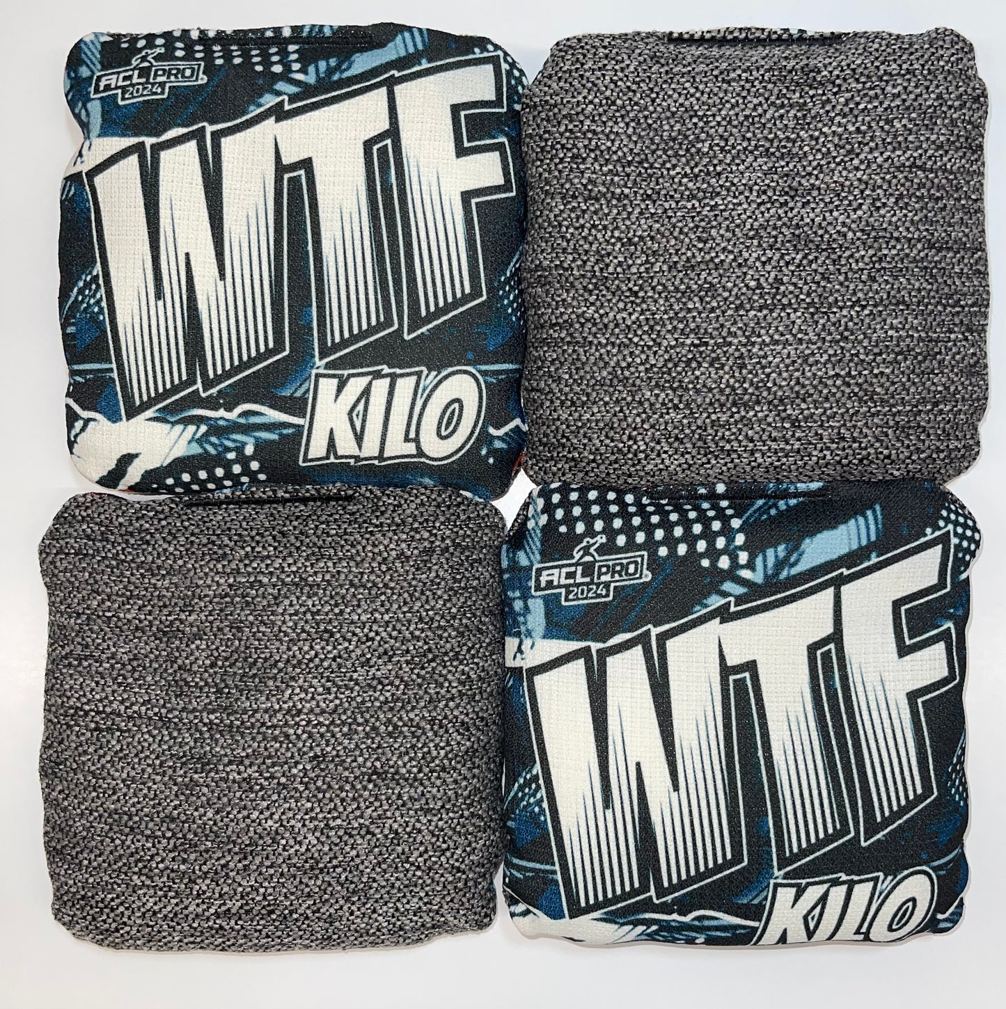 WTF Kilo - ACL Pro Stamped Cornhole Bags - Set of 4 bags
