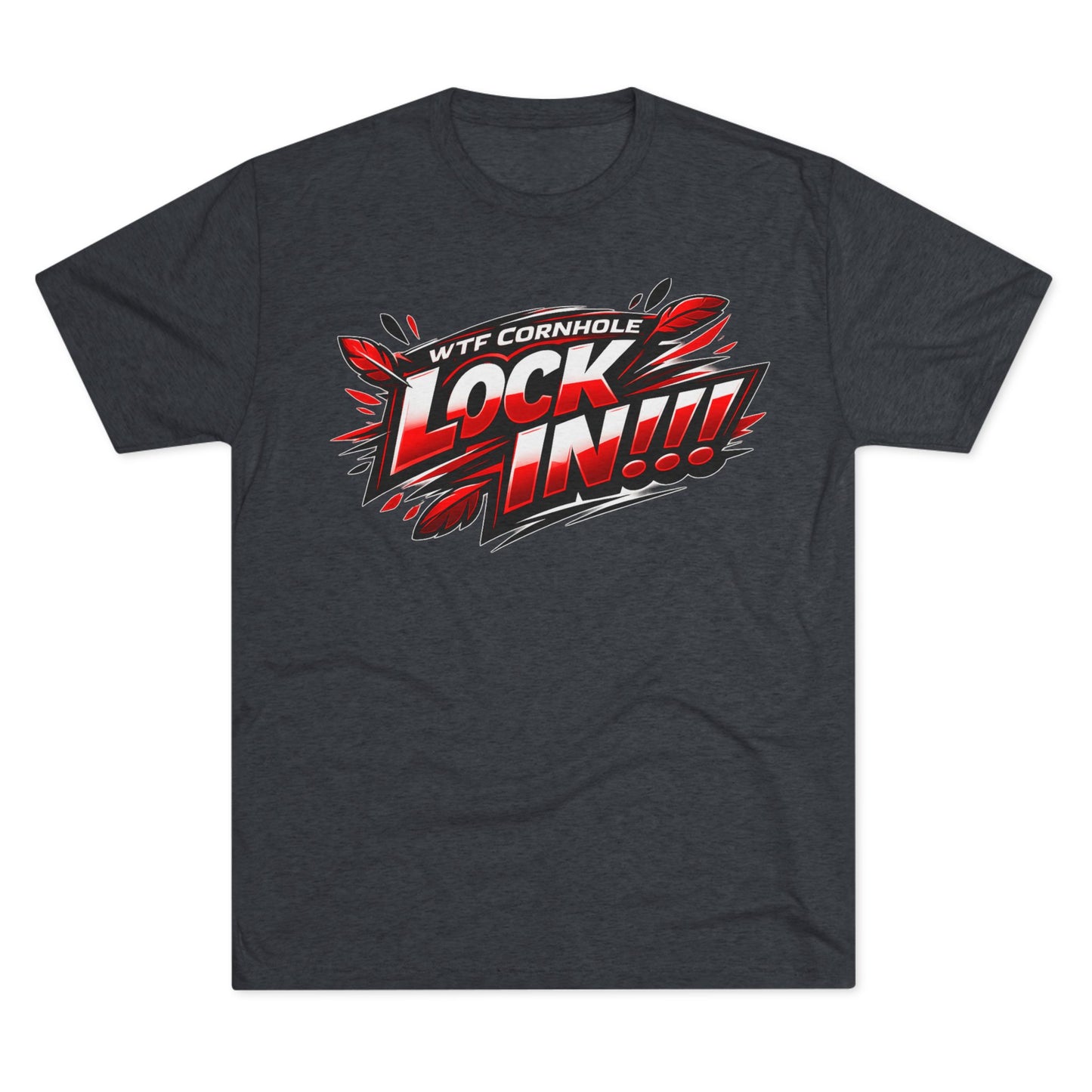 WTF Cornhole "Lock In!!!" Graphic Tee — Competitive Cornhole Shirt