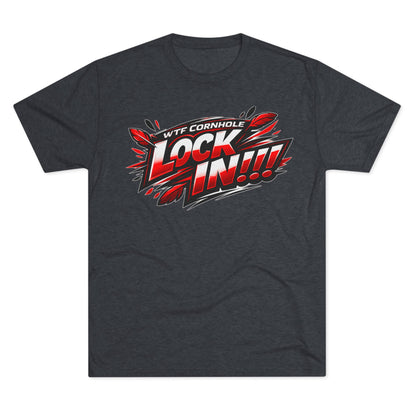 WTF Cornhole "Lock In!!!" Graphic Tee — Competitive Cornhole Shirt