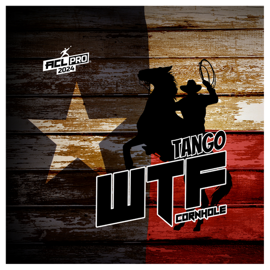 WTF Tango - ACL Pro Stamped Cornhole Bags - Set of 4 bags