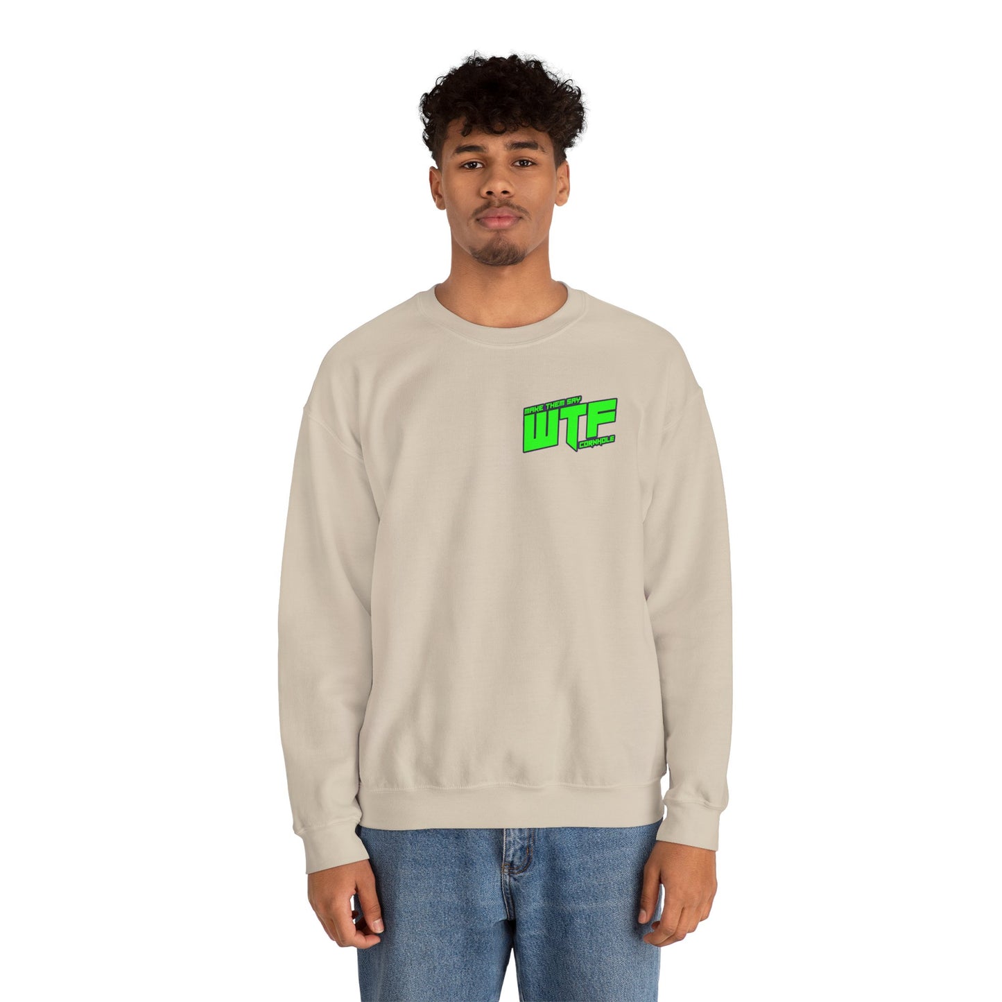 WTF Neon Logo Crewneck Sweatshirt
