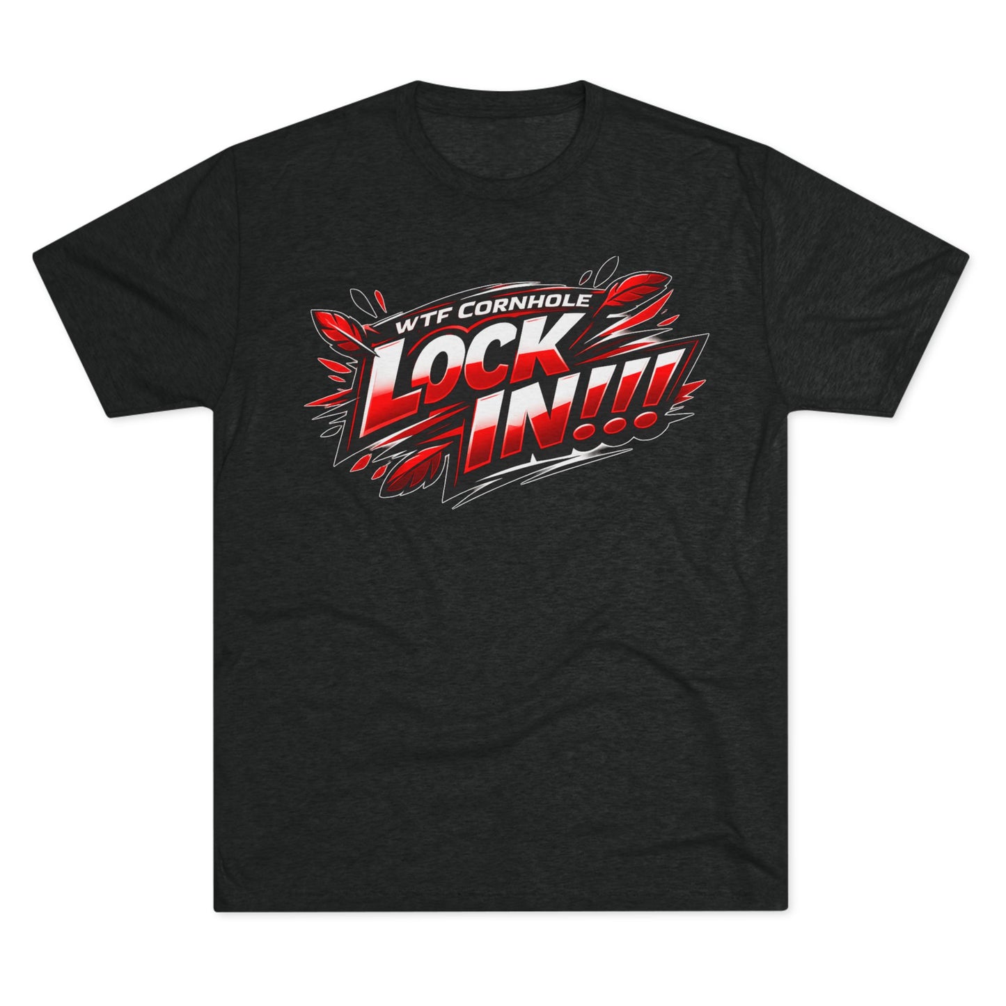 WTF Cornhole "Lock In!!!" Graphic Tee — Competitive Cornhole Shirt