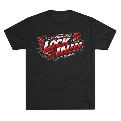 WTF Cornhole "Lock In!!!" Graphic Tee — Competitive Cornhole Shirt