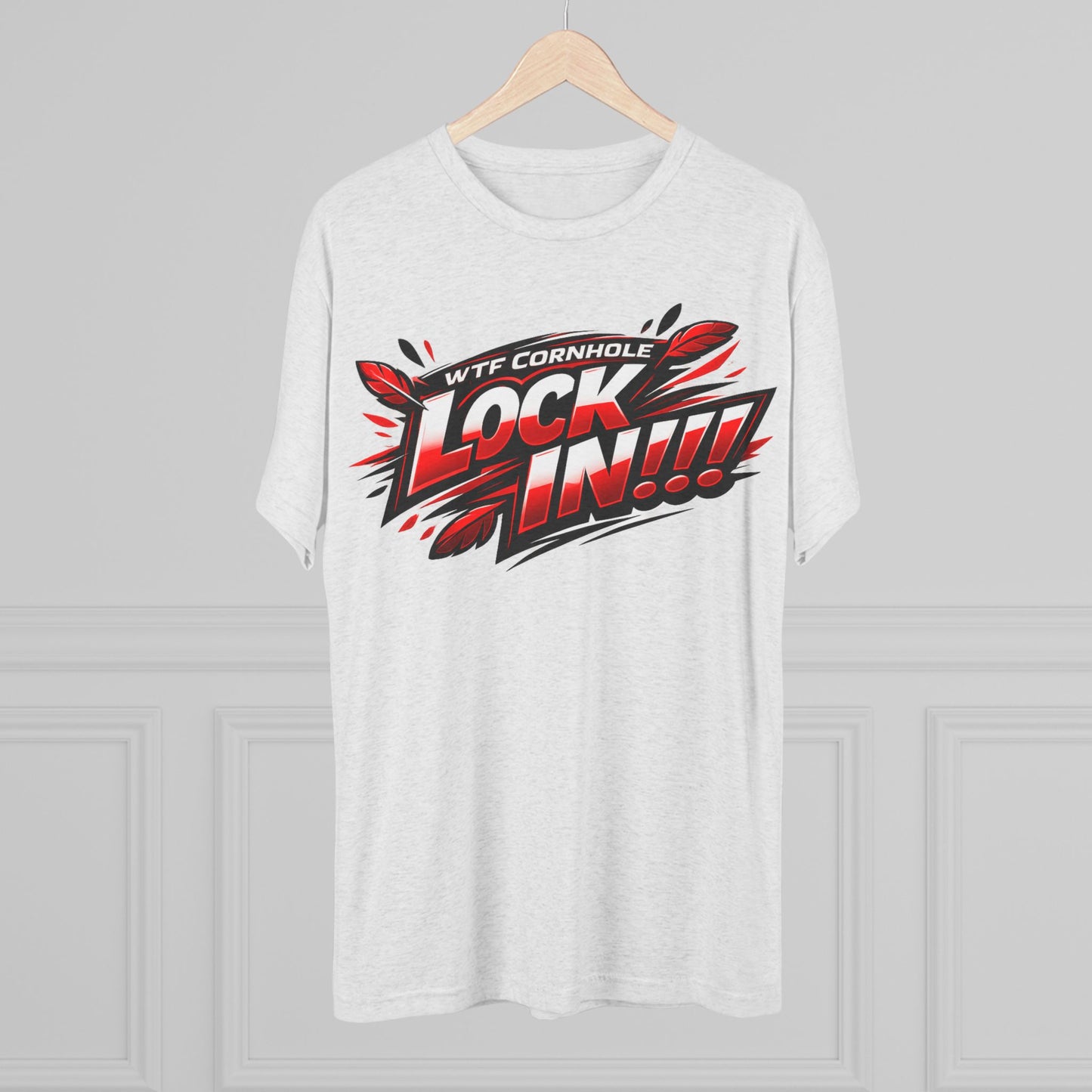 WTF Cornhole "Lock In!!!" Graphic Tee — Competitive Cornhole Shirt