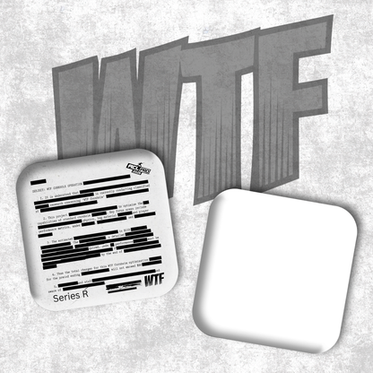 Redacted 2026 WTF Designs - ACL Stamped Cornhole Bags - Set of 4 bags