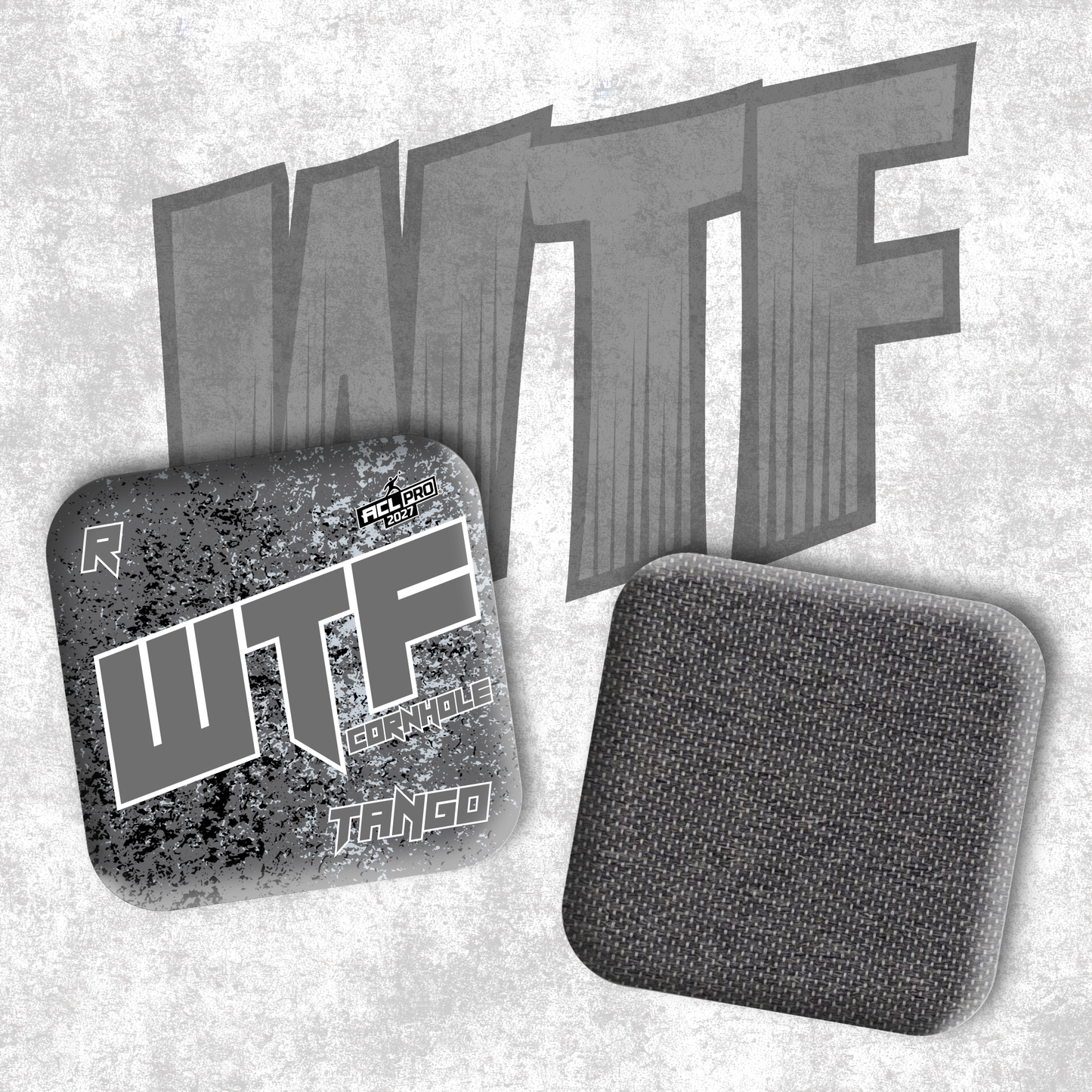 2027 WTF Tango Splatter - ACL Pro Stamped Cornhole Bags - Set of 4 bags