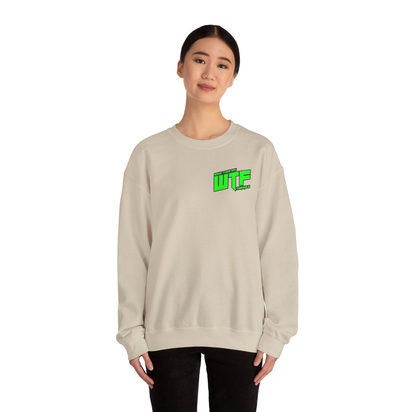 WTF Neon Logo Crewneck Sweatshirt