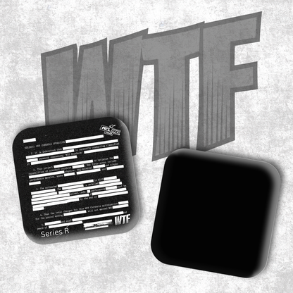 Redacted 2026 WTF Designs - ACL Stamped Cornhole Bags - Set of 4 bags