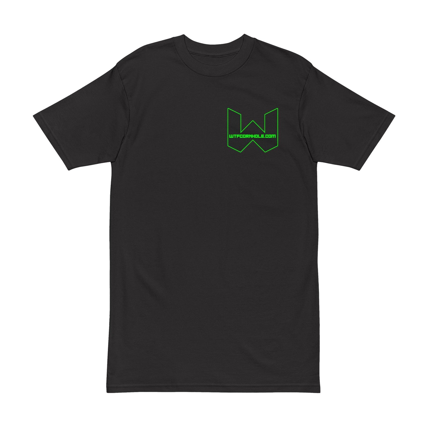 Men's Graphic Tee — Minimal Green Arrow Pocket Logo