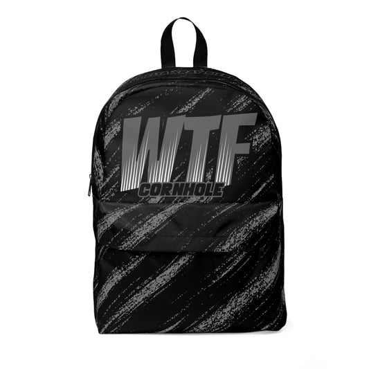 Cornhole WTF Backpack — Funny Cornhole Game Bag for Players & Tailgates