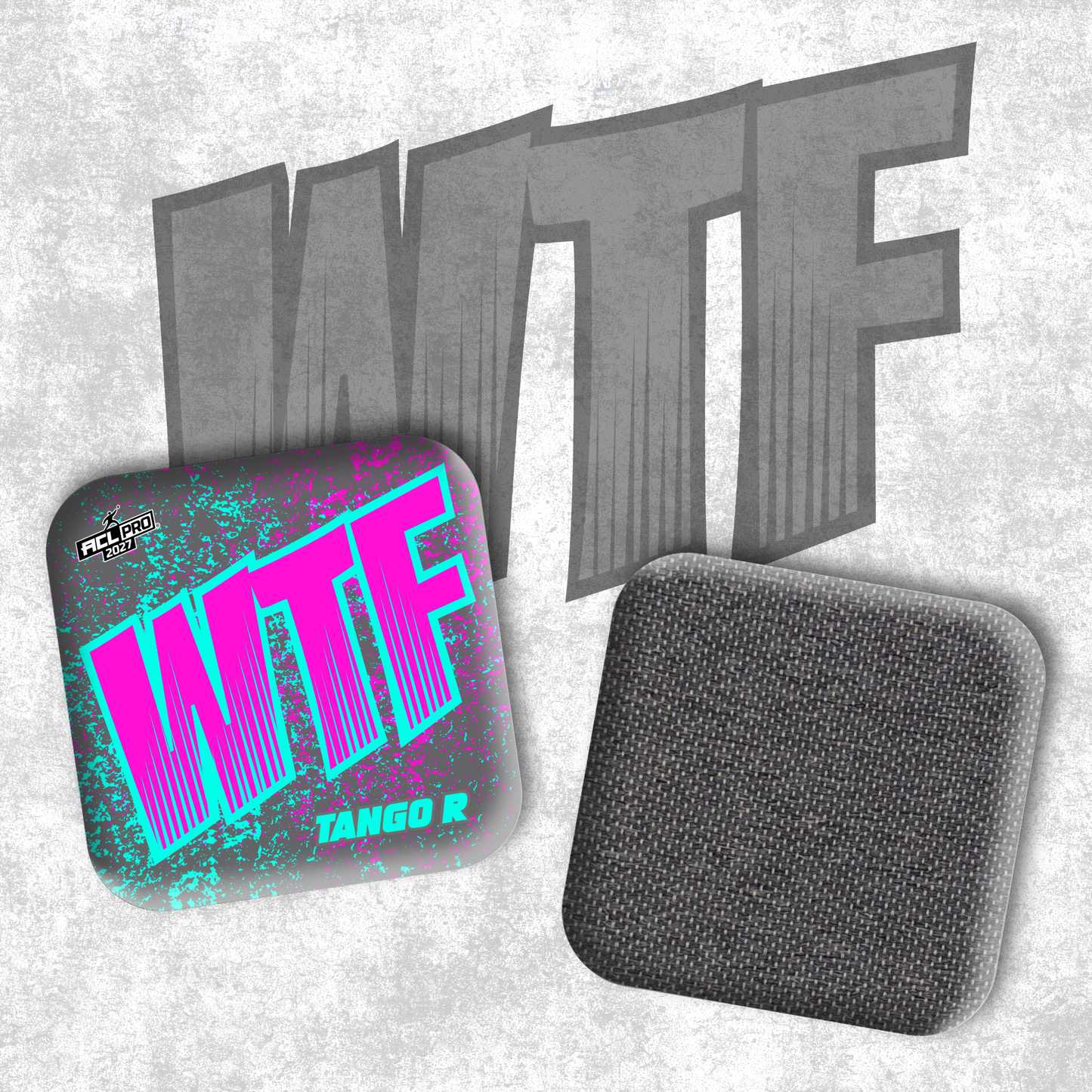 2027 WTF Tango Splatter - ACL Pro Stamped Cornhole Bags - Set of 4 bags
