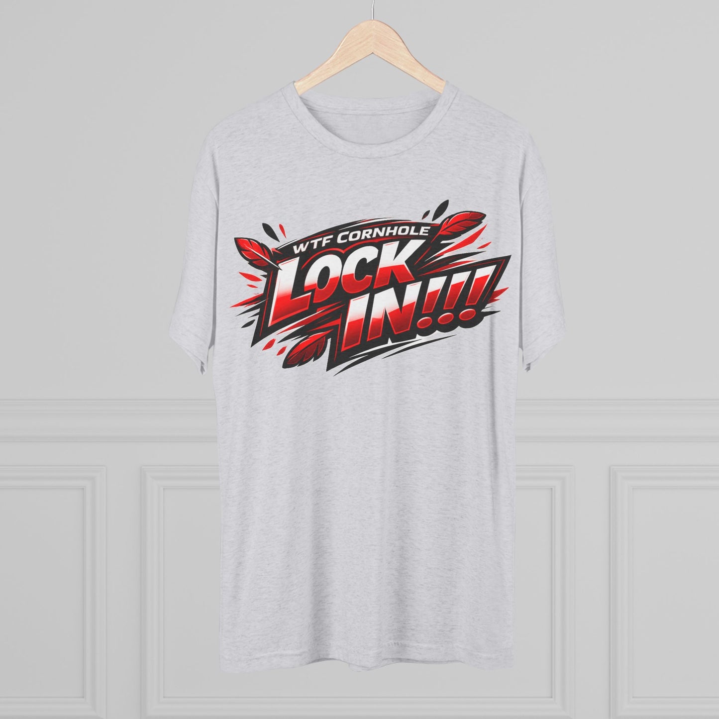 WTF Cornhole "Lock In!!!" Graphic Tee — Competitive Cornhole Shirt