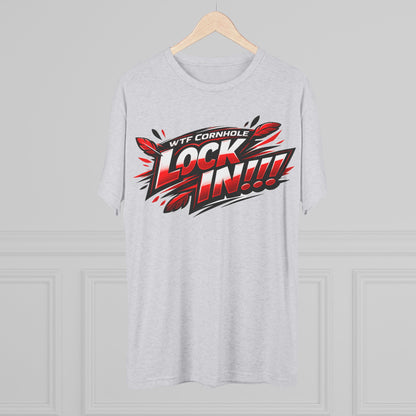 WTF Cornhole "Lock In!!!" Graphic Tee — Competitive Cornhole Shirt