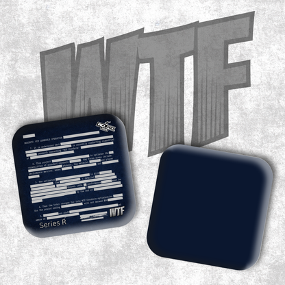 Redacted 2026 WTF Designs - ACL Stamped Cornhole Bags - Set of 4 bags