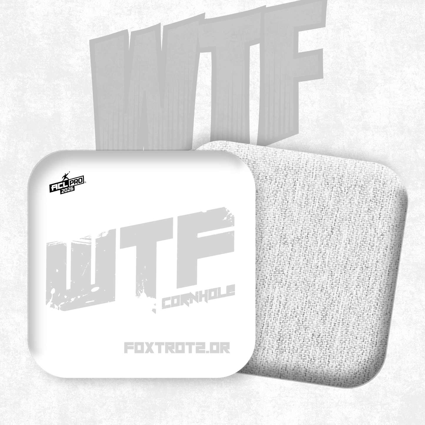2026 WTF Foxtrot 2.0 OG Logo- ACL Pro Stamped Cornhole Bags - Set of 4 bags
