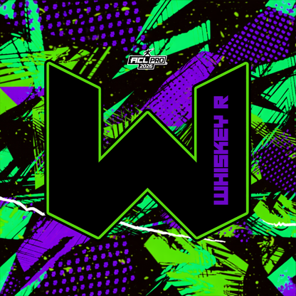 2026 WTF Whiskey Abstract Design - ACL Pro Stamped Cornhole Bags - Set of 4 bags