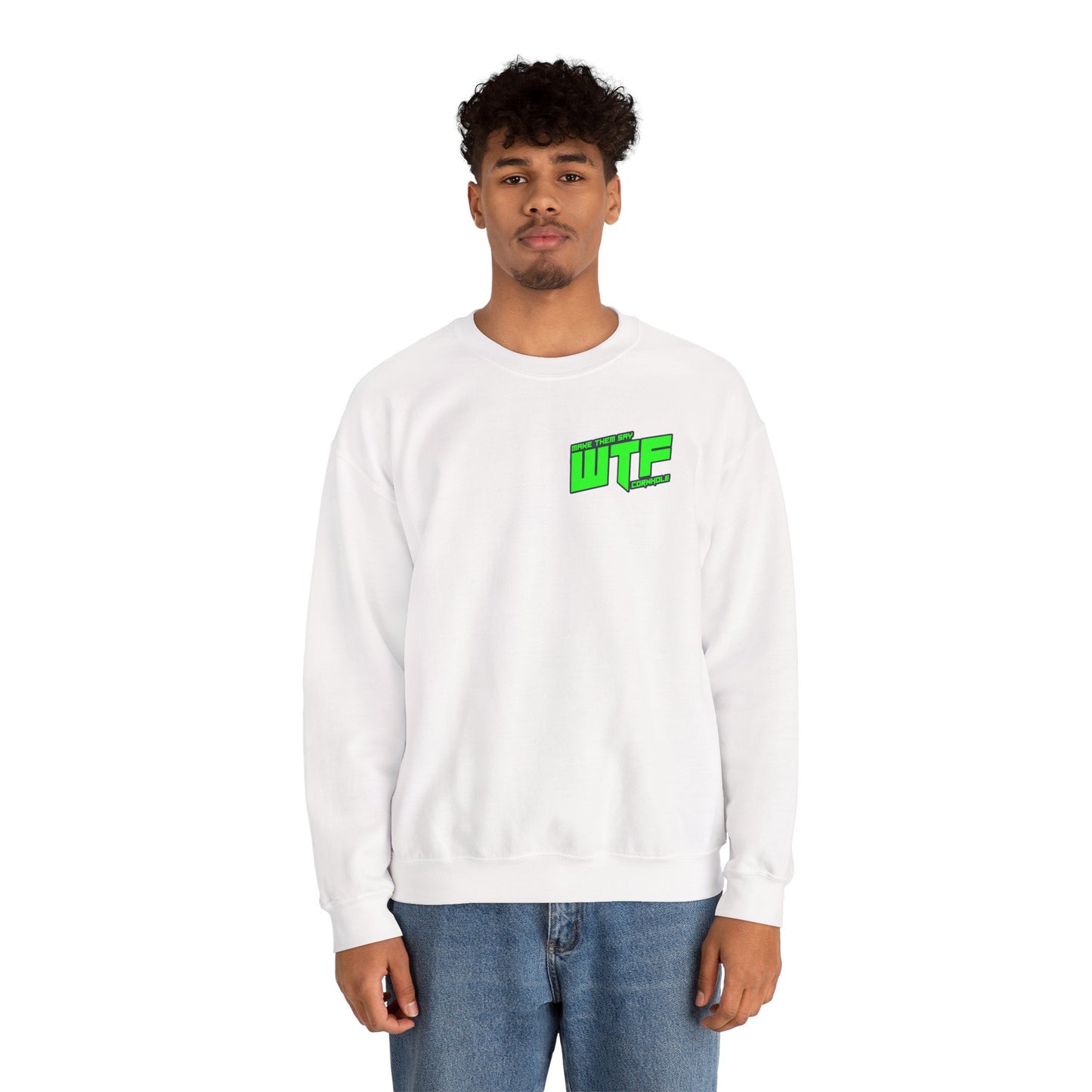 WTF Neon Logo Crewneck Sweatshirt