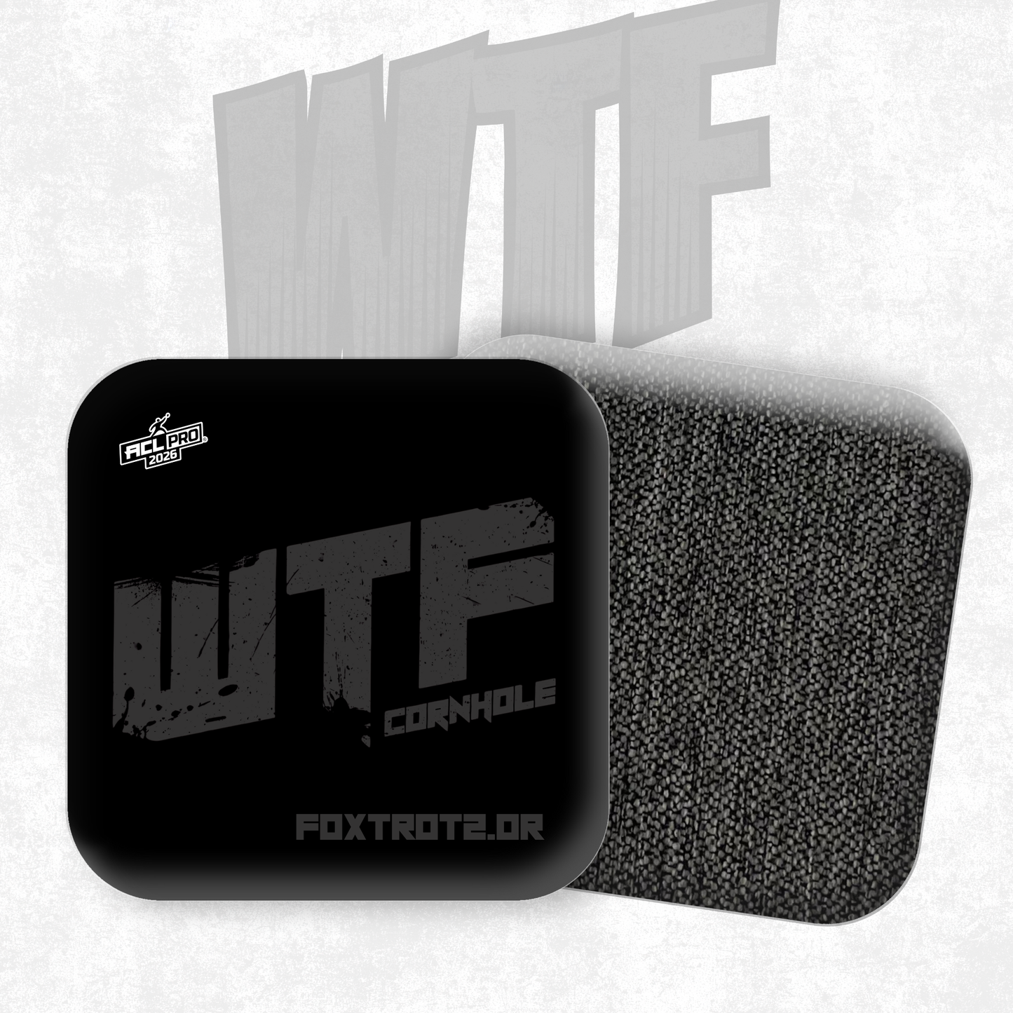 2026 WTF Foxtrot 2.0 OG Logo- ACL Pro Stamped Cornhole Bags - Set of 4 bags