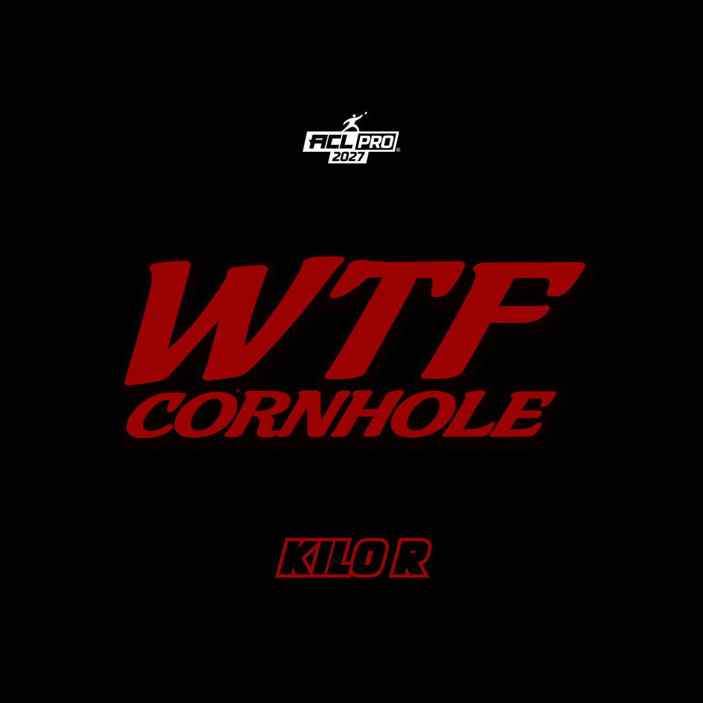 2027 WTF Kilo Carpet Matching - ACL Pro Stamped Cornhole Bags - Set of 4 bags