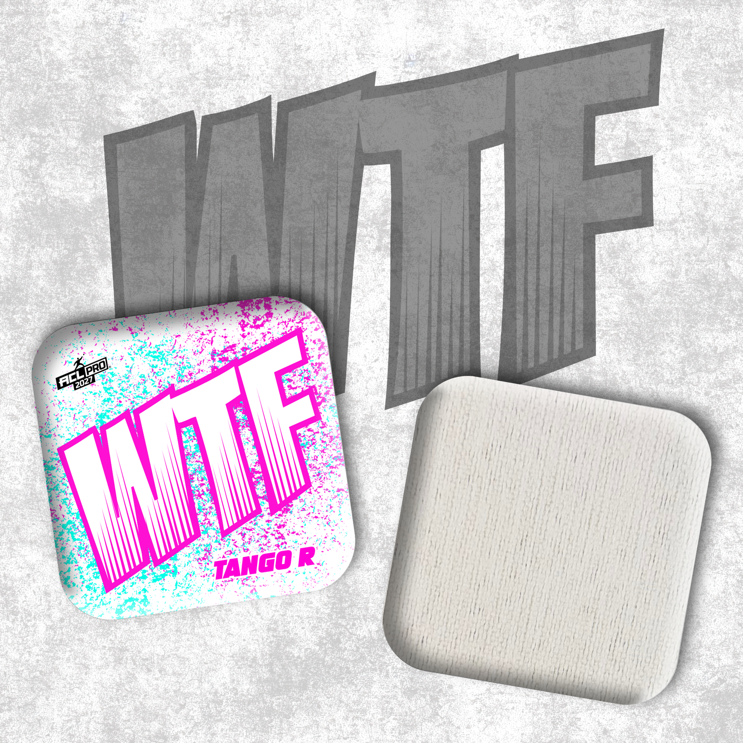 2027 WTF Tango Splatter - ACL Pro Stamped Cornhole Bags - Set of 4 bags