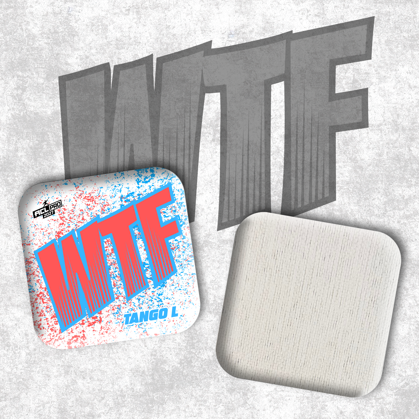 2027 WTF Tango Splatter - ACL Pro Stamped Cornhole Bags - Set of 4 bags