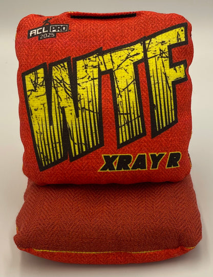 2025 WTF X-RAY - ACL Pro Stamped Cornhole Bags - Set of 4 bags