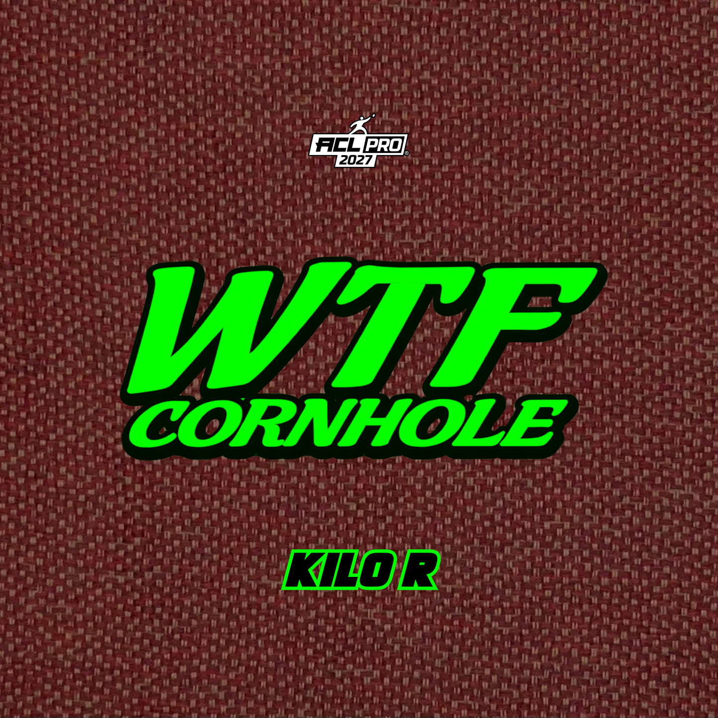 2027 WTF Kilo Carpet Matching - ACL Pro Stamped Cornhole Bags - Set of 4 bags