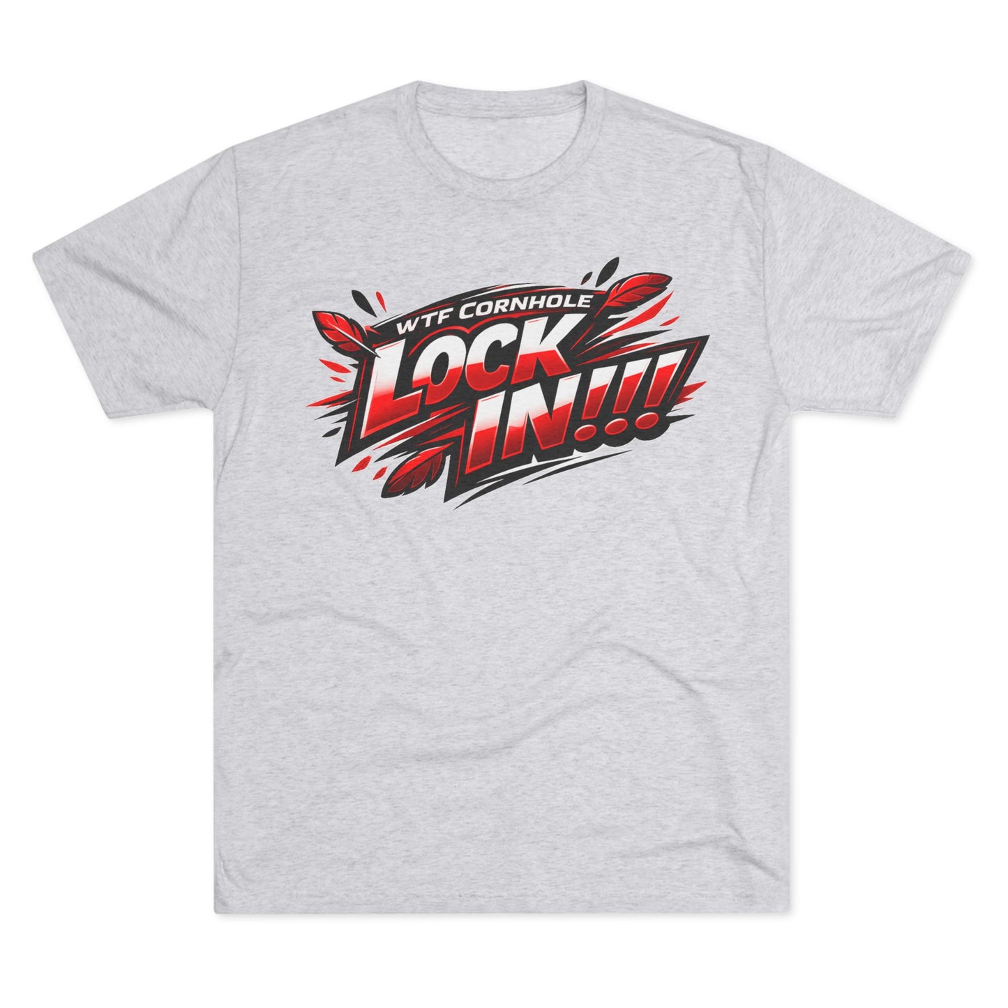 WTF Cornhole "Lock In!!!" Graphic Tee — Competitive Cornhole Shirt