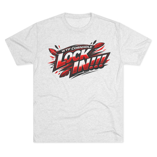 WTF Cornhole "Lock In!!!" Graphic Tee — Competitive Cornhole Shirt