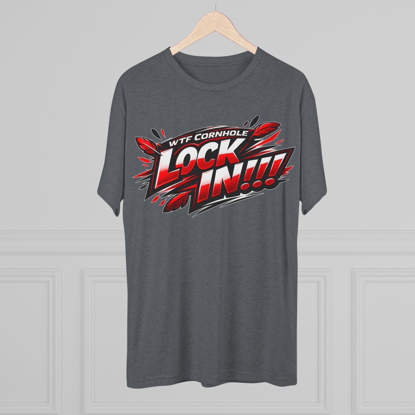 WTF Cornhole "Lock In!!!" Graphic Tee — Competitive Cornhole Shirt