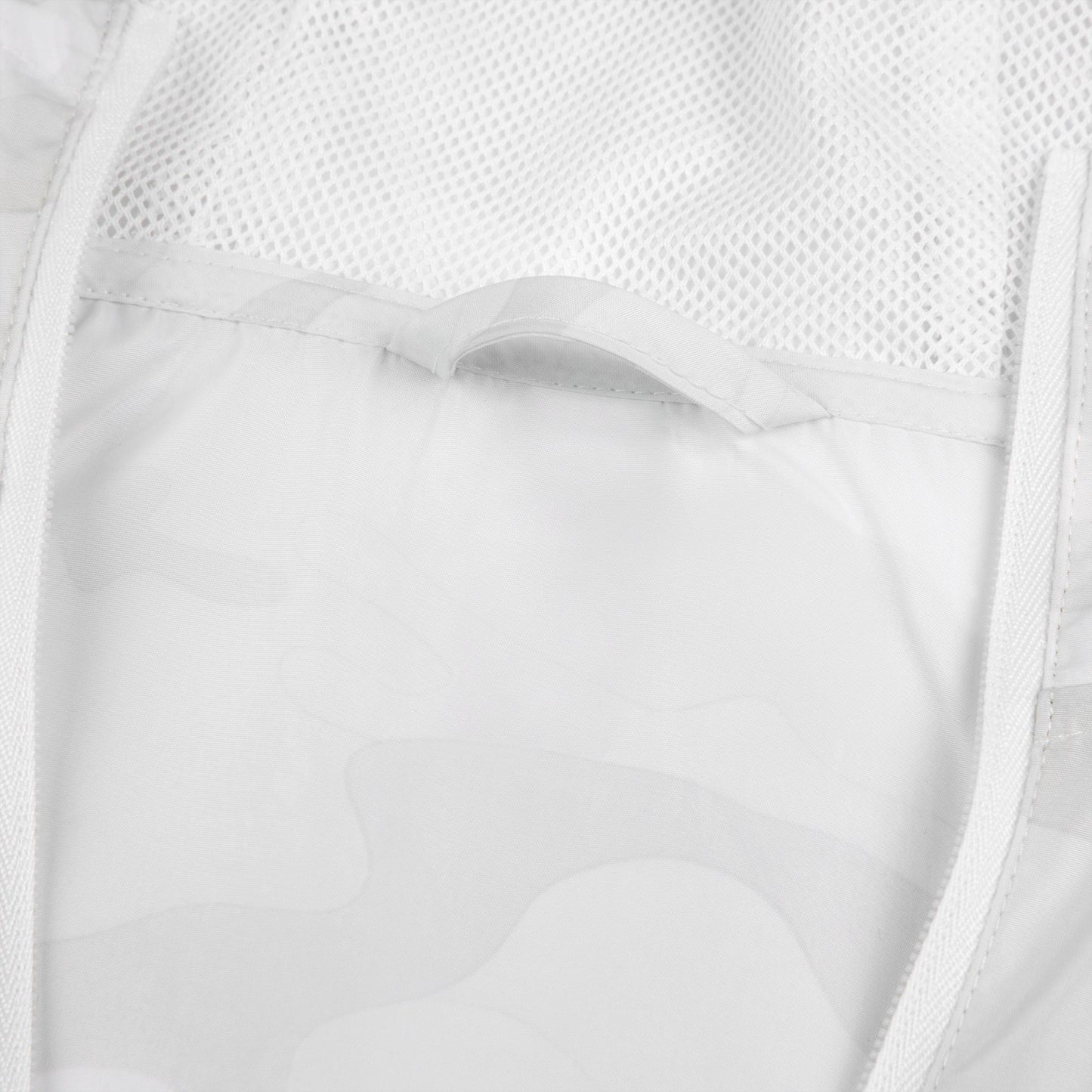 Windbreaker Jacket — Minimal Geometric 'W' Logo Lightweight Hooded Windbreaker